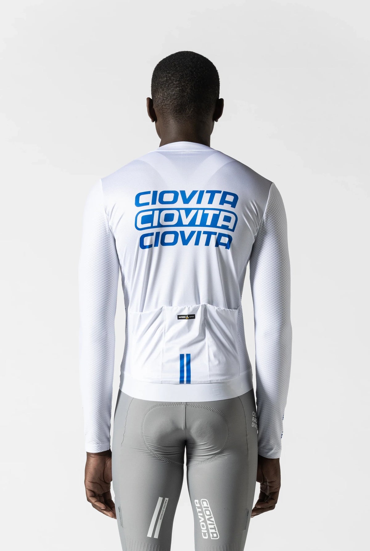 Men's Long Sleeve Race Fit Jersey 3.0 (Trinity White)