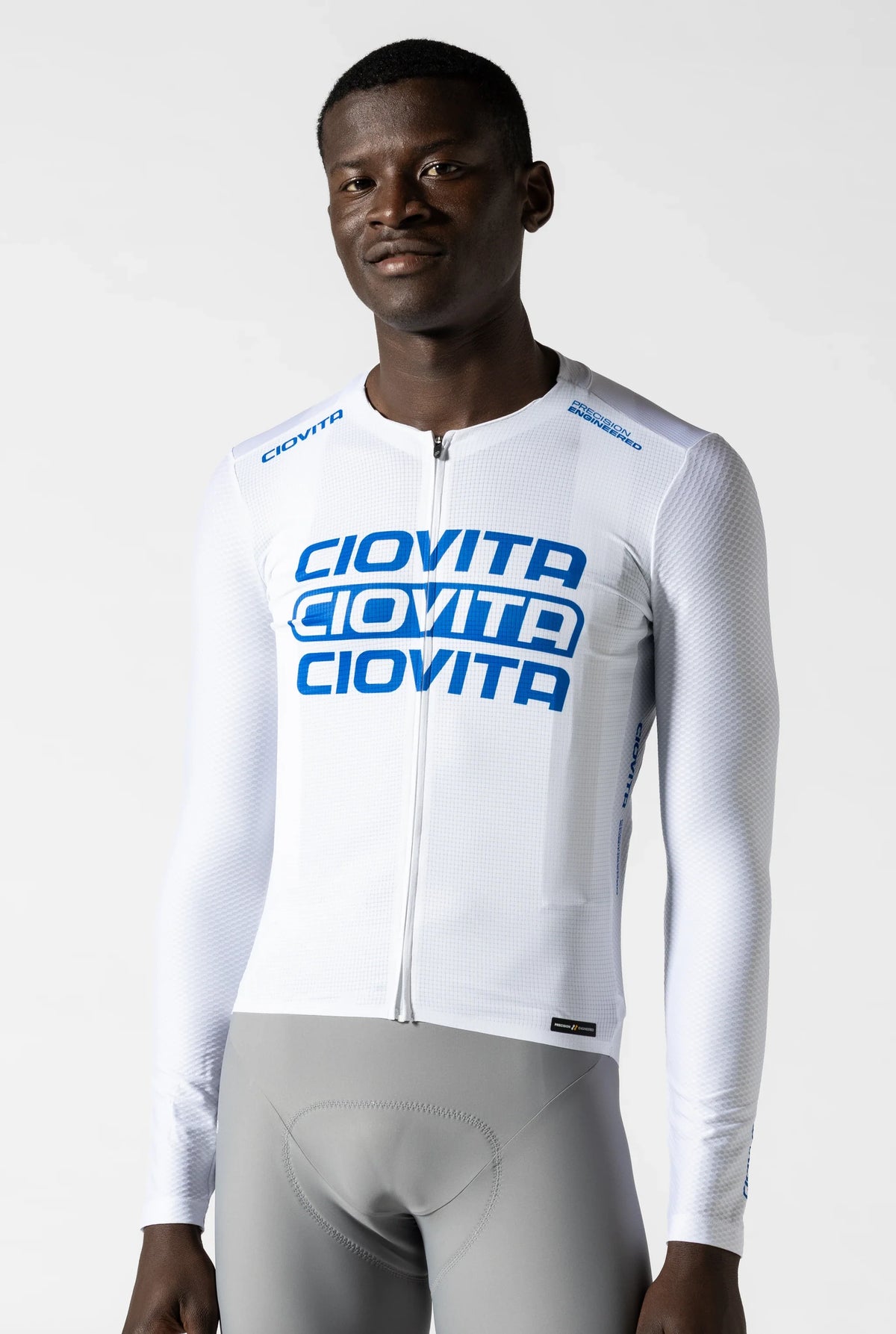 Men's Long Sleeve Race Fit Jersey 3.0 (Trinity White)