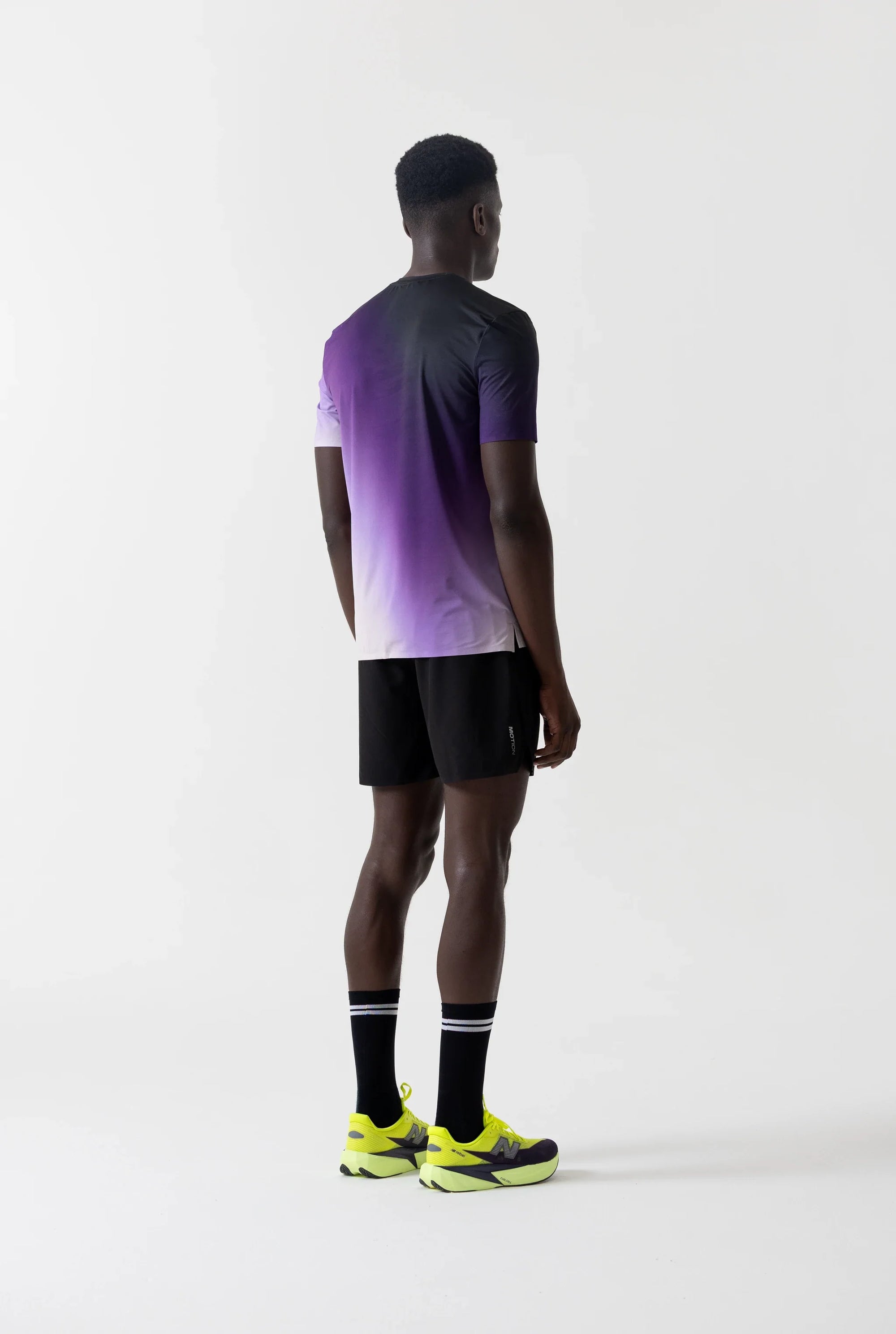 Men's Short Sleeve Tech Tee (Purple Fade)