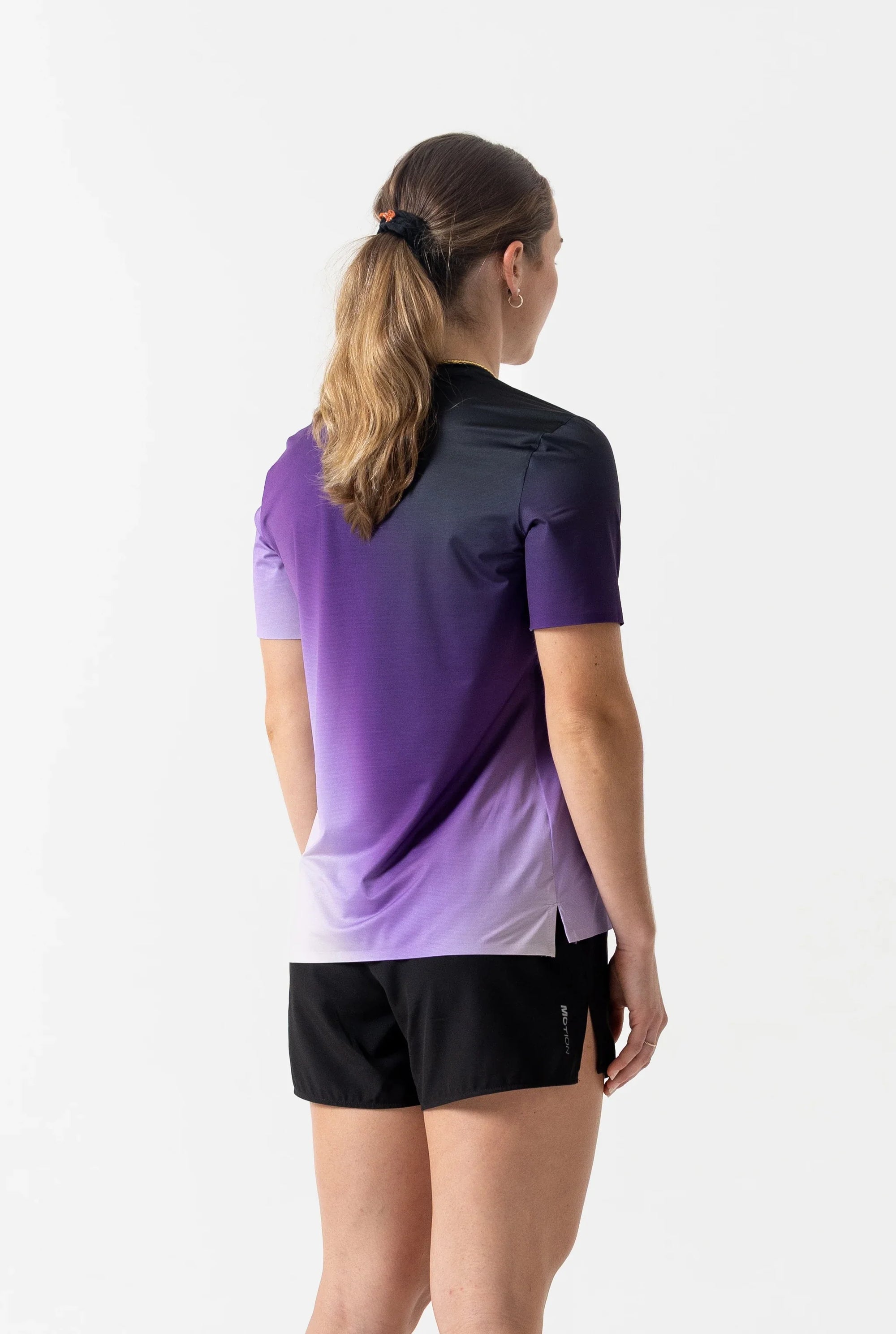 Women's Short Sleeve Tech Tee (Purple Fade)