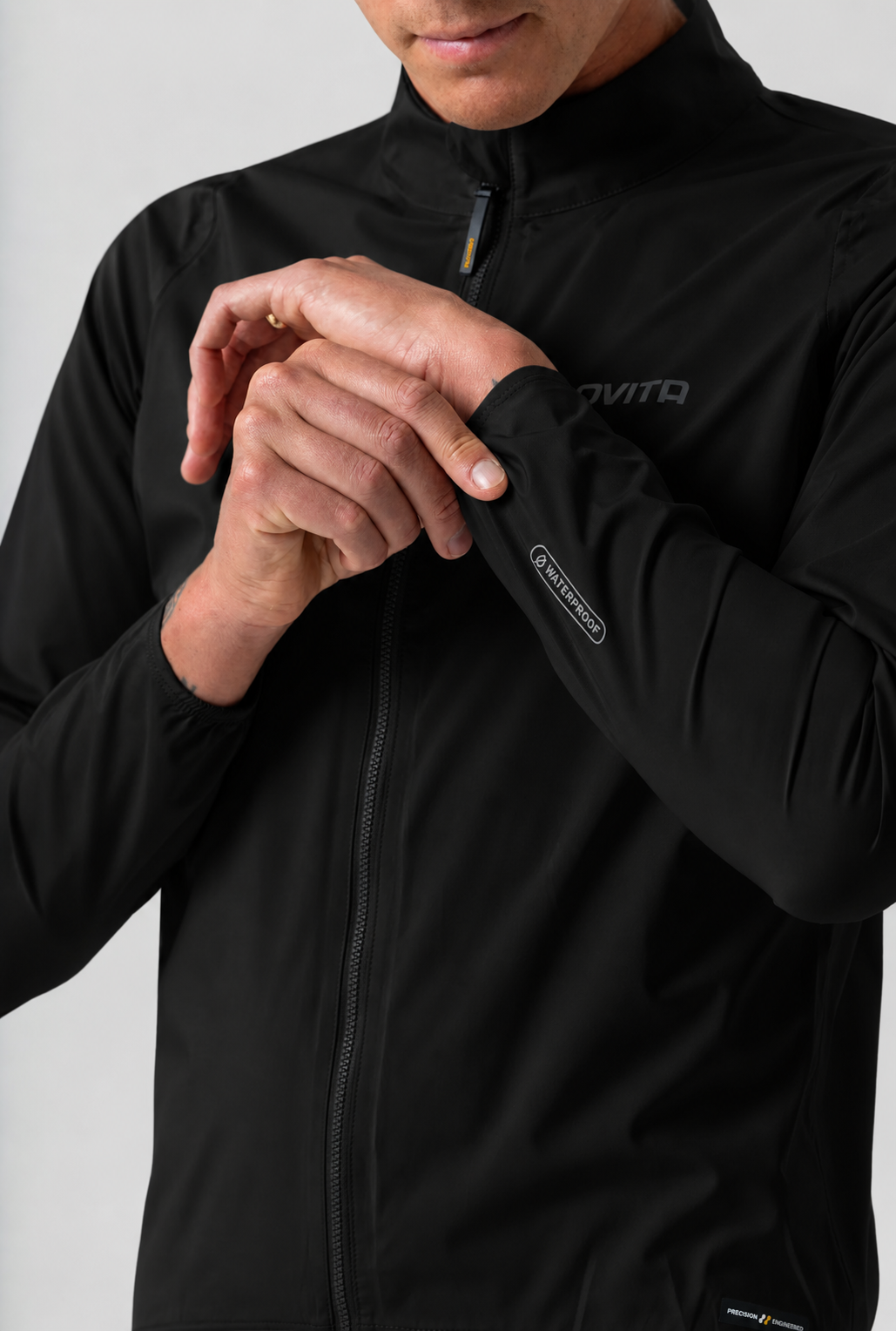 Men's Supremo Rain Shell Jacket (Black)