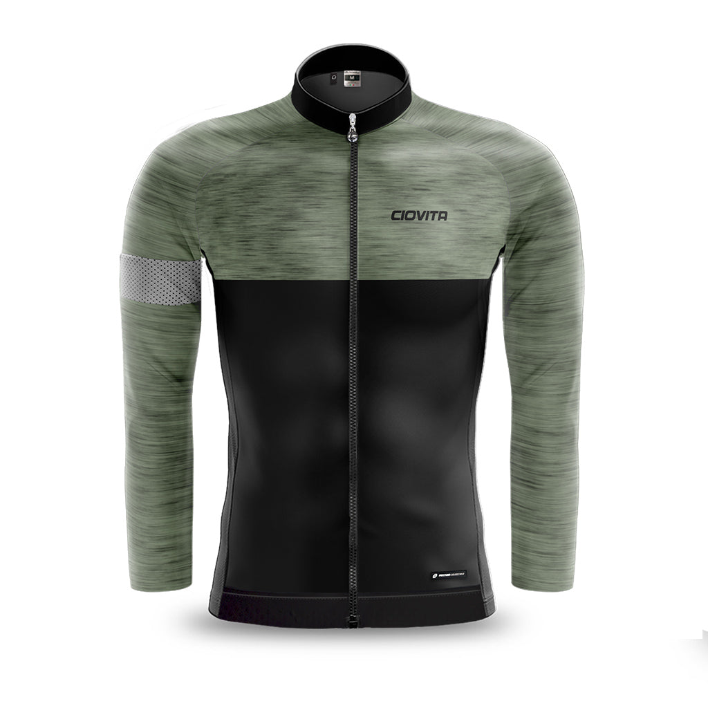 Men&#39;s Opera Long Sleeve Jersey (Olive)
