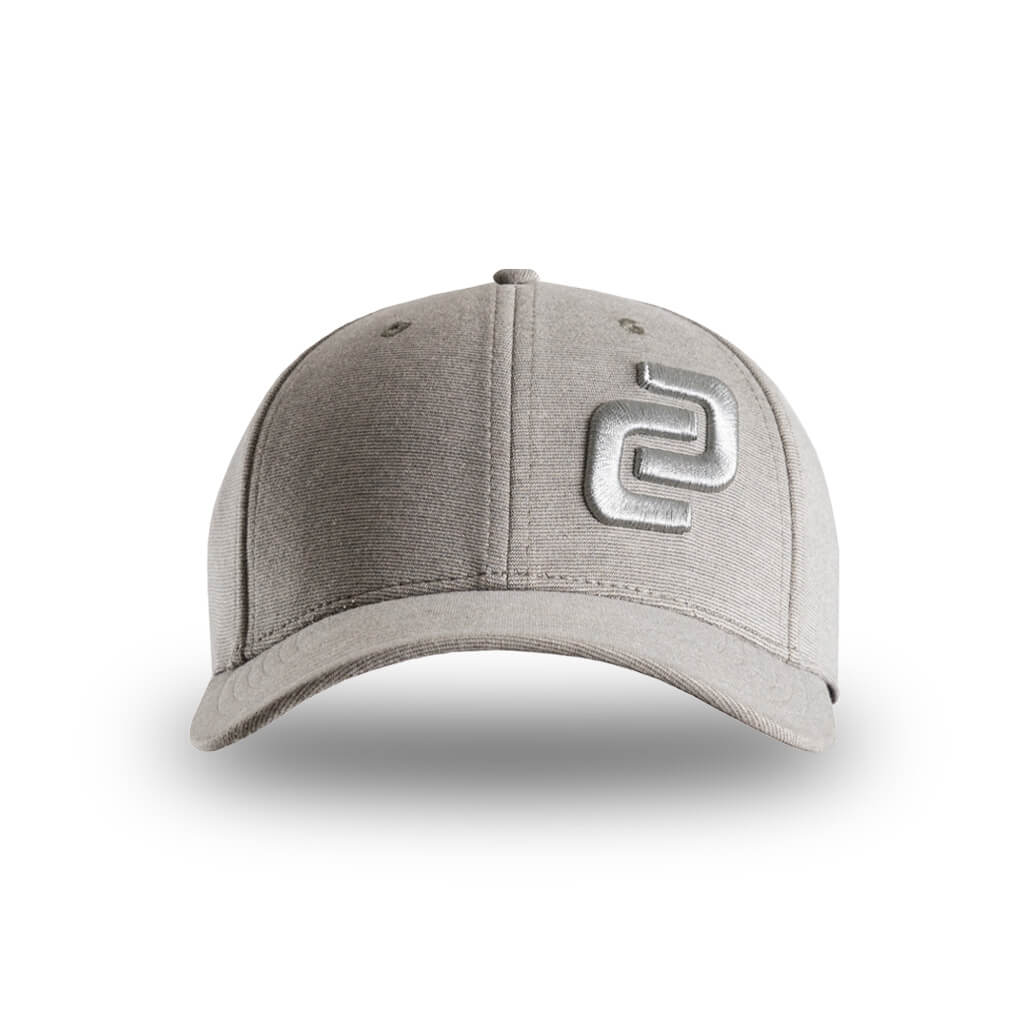 Curved Peak Adjustable Cap (Grey Melange)