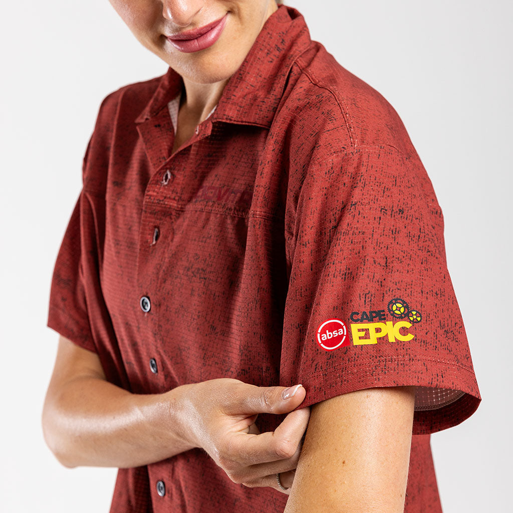 Women&#39;s Absa Cape Epic 2024 Adventure Shirt (Ochre Melange)