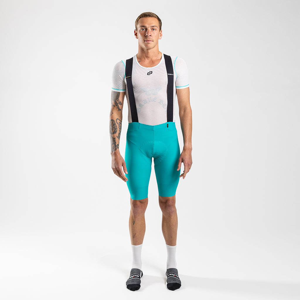 Men&#39;s Apex Elite Bib Shorts (Teal)