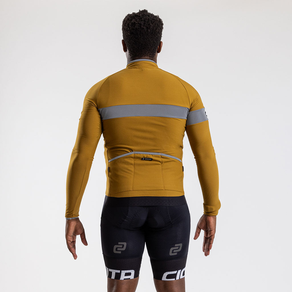 Men&#39;s Faro Cycling Jacket (Mustard)