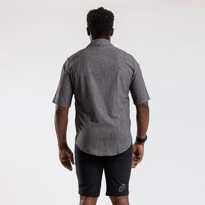 Men's Short Sleeve Adventure Shirt (Grey Melange)