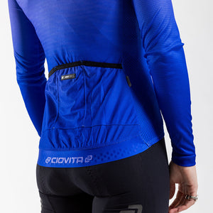 Women's Punto Long Sleeve Sport Fit Jersey (Cobalt)