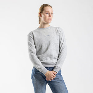 Women's Crew Neck Sweater (Grey)