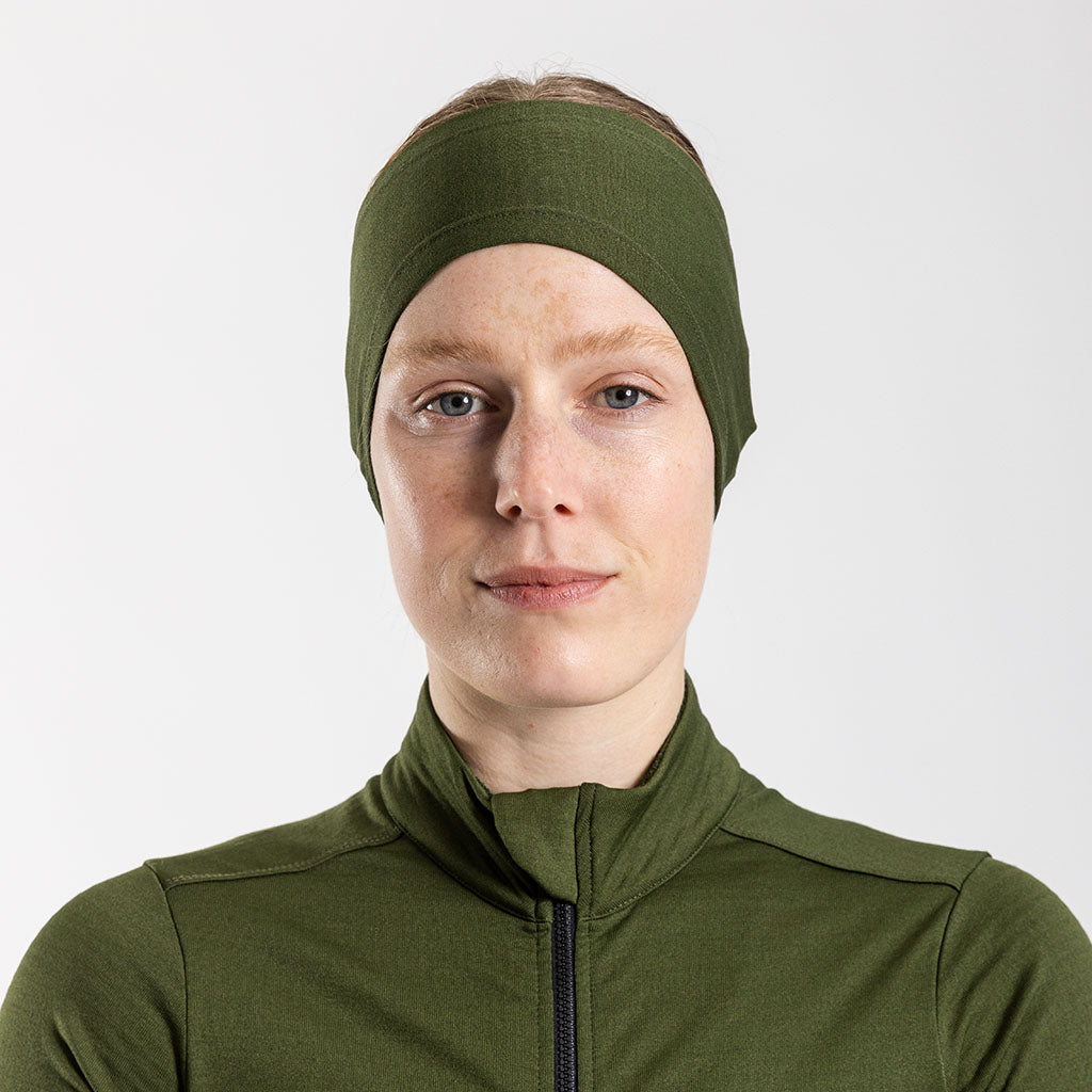 Merino Ear Warmer (Olive)