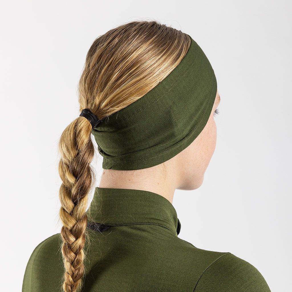 Merino Ear Warmer (Olive)