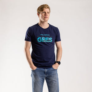 Men's FNB Wines2Whales Gees T Shirt (Navy)