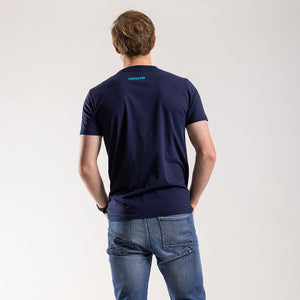 Men's FNB Wines2Whales Gees T Shirt (Navy)