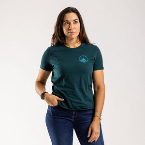Women's FNB Wines2Whales T Shirt (Teal)