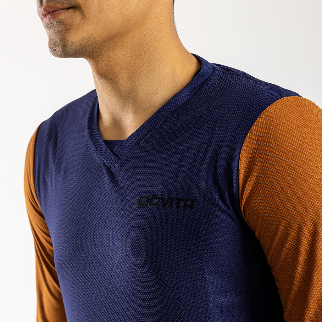 Men&#39;s AR Long Sleeve Trail Tee (Navy)