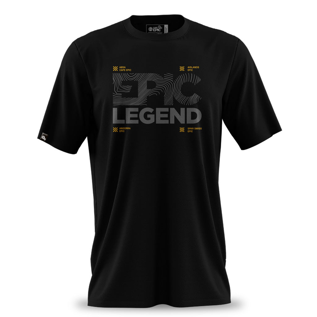 Mens Epic Legend Black Tshirt