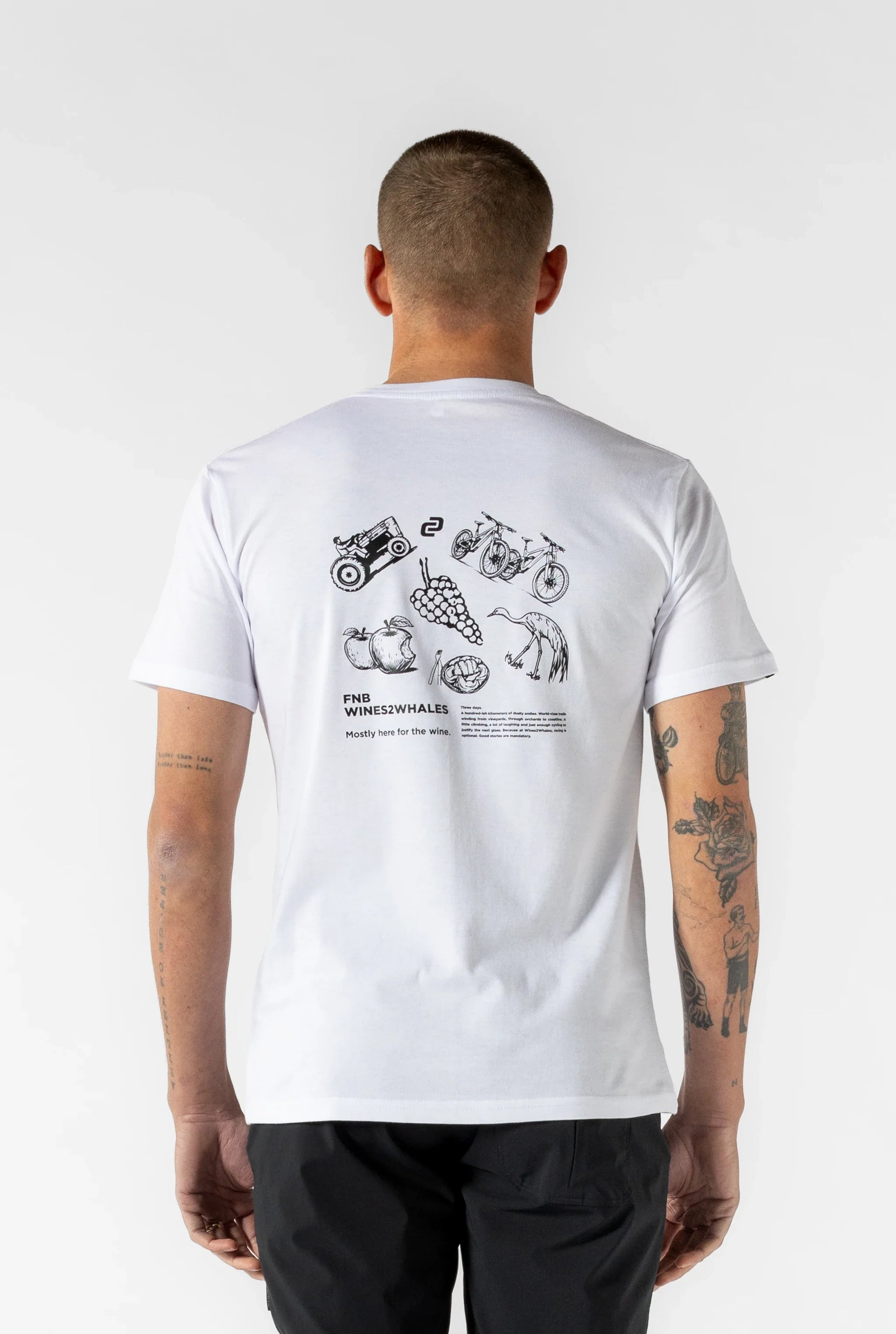 Men's FNB Wines2Whales T Shirt (White)