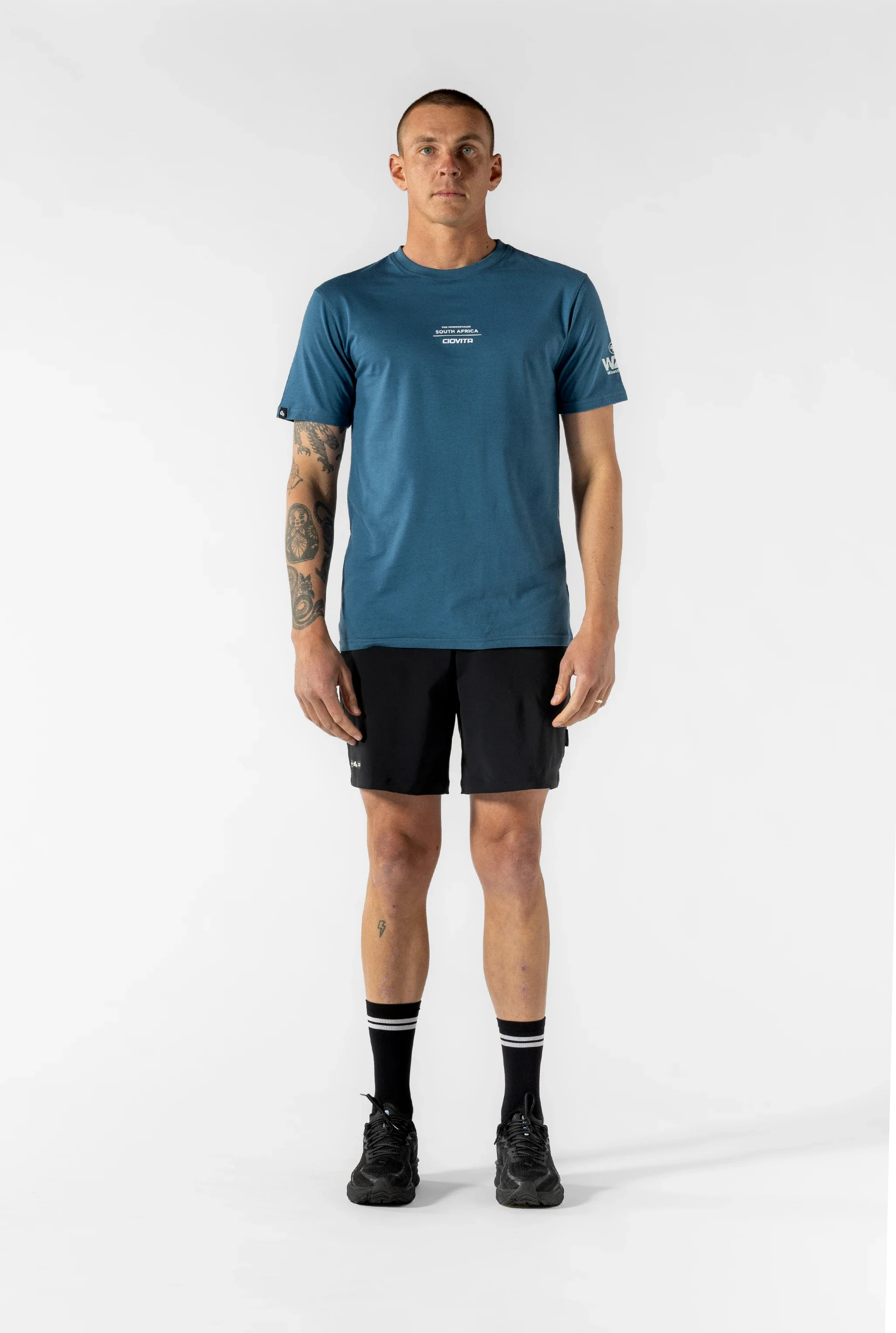Men's FNB Wines2Whales T Shirt (Ocean Blue)