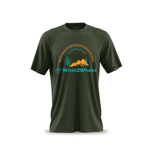 Men's FNB Wines2Whales T Shirt (Olive)