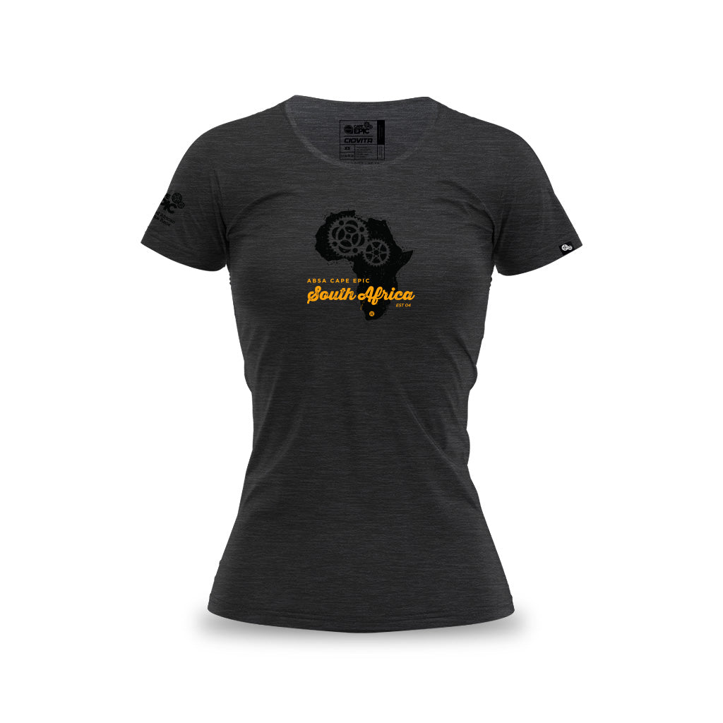 Women&#39;s Absa Cape Epic 2024 T Shirt (Charcoal)