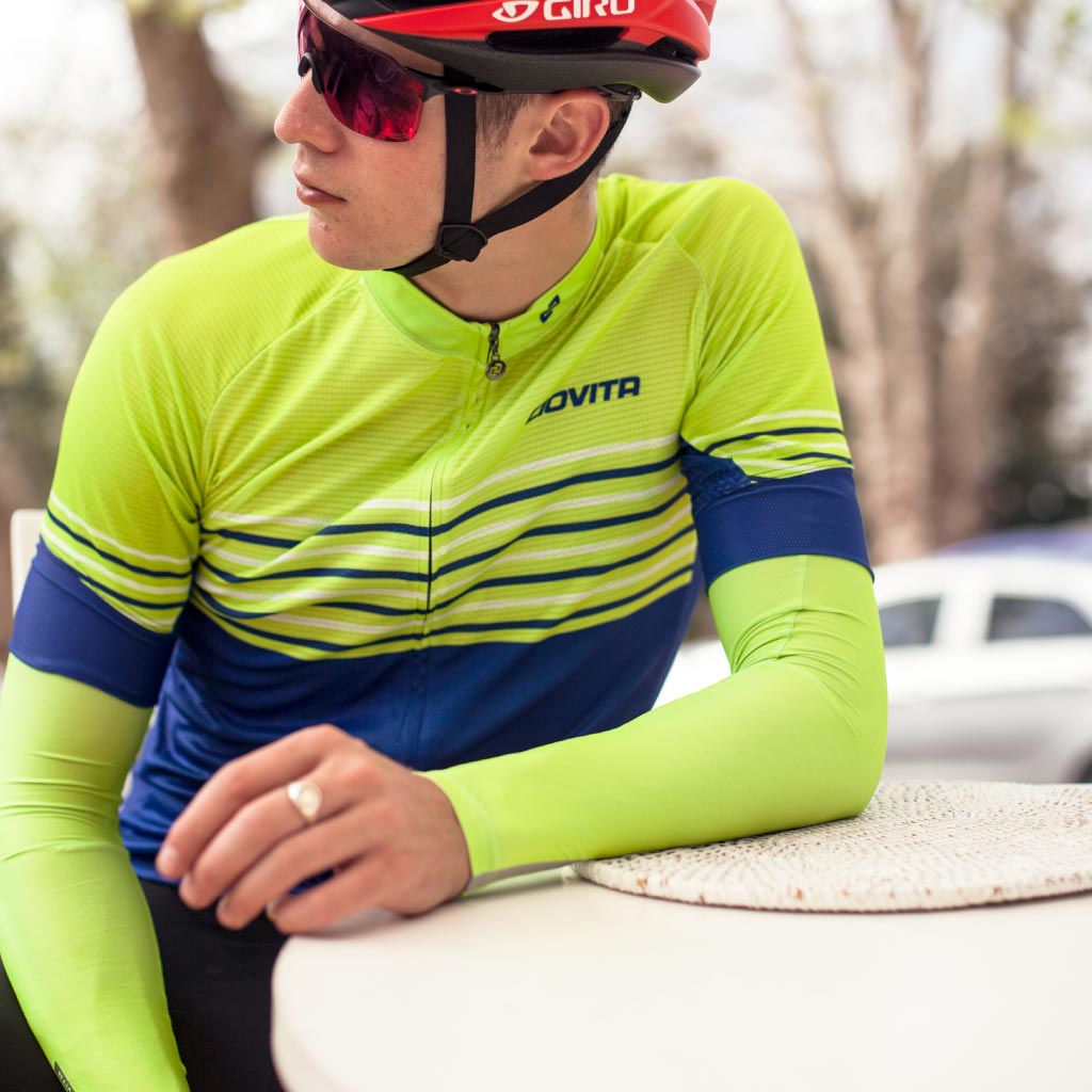 Cycling UV sun sleeves