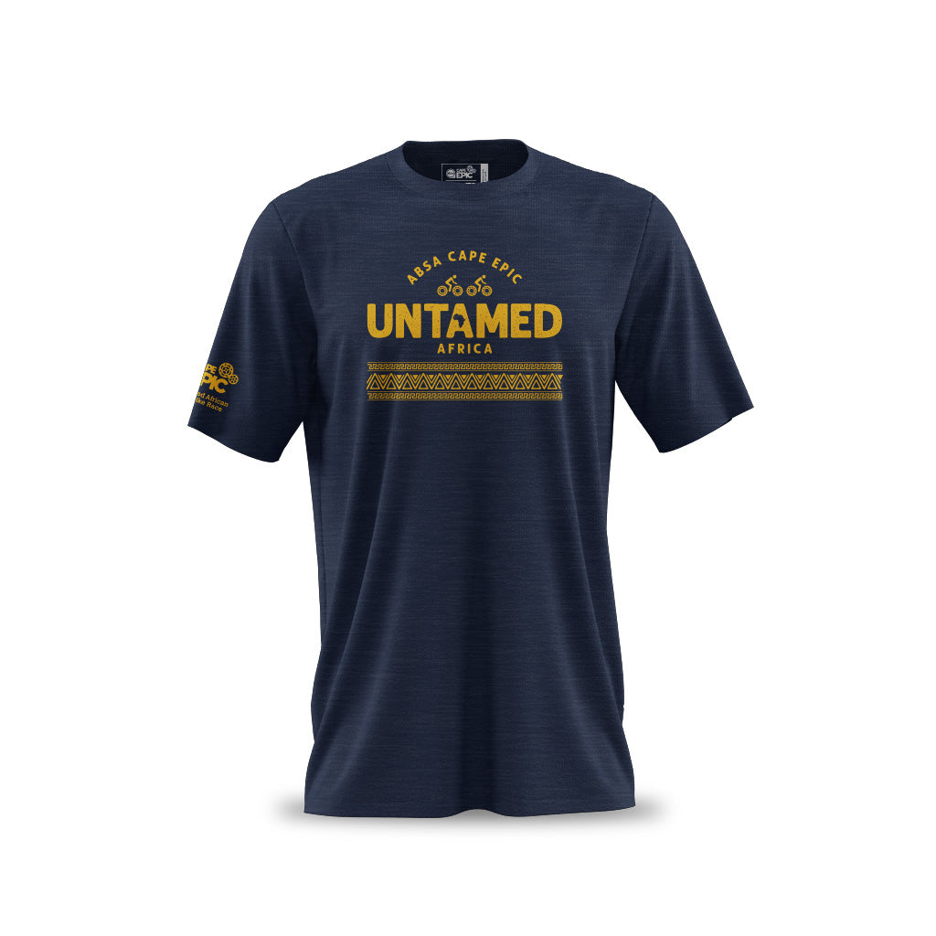 Men&#39;s Absa Cape Epic Untamed T Shirt (Navy Melange)
