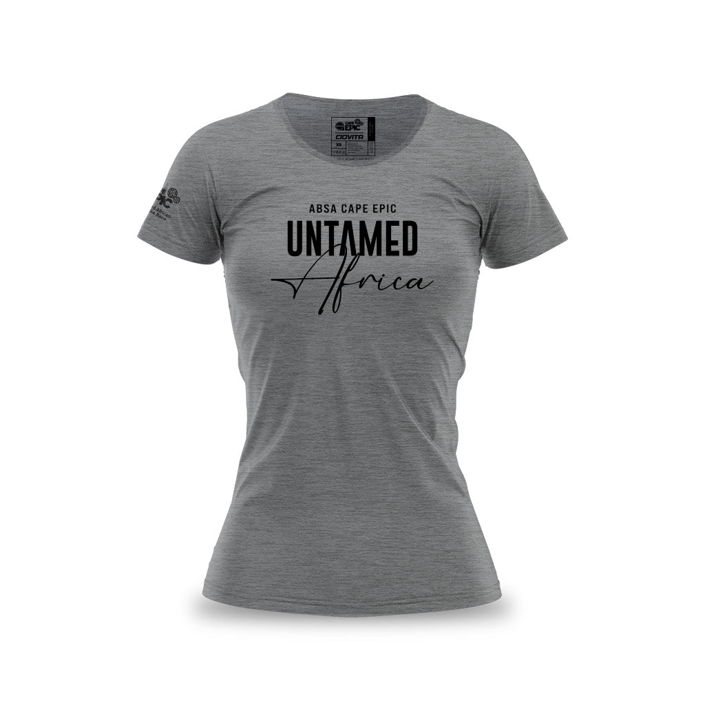 Women&#39;s Absa Cape Epic Untamed T Shirt (Grey Melange)