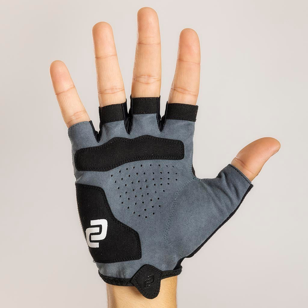 Velocita Short Finger Cycling Gloves (White)