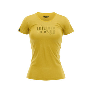 Women's Doppio Recycled T Shirt (Mustard)
