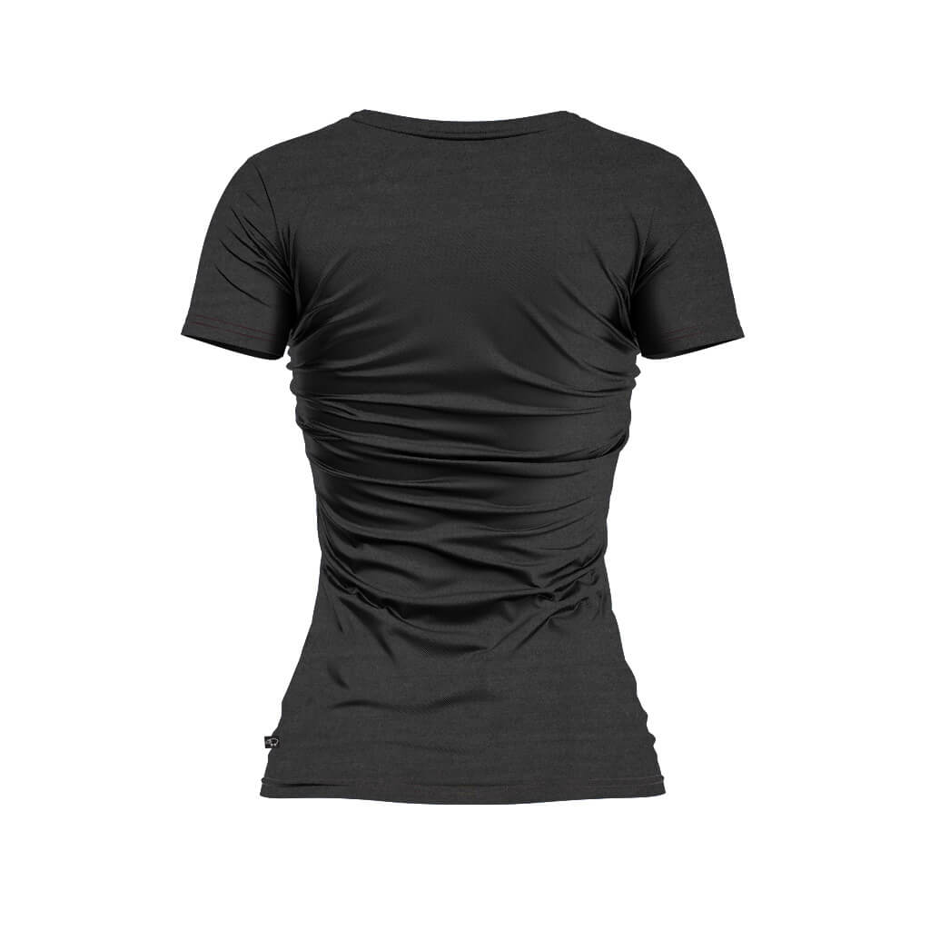 Women&#39;s Casual Merino T Shirt (Charcoal)